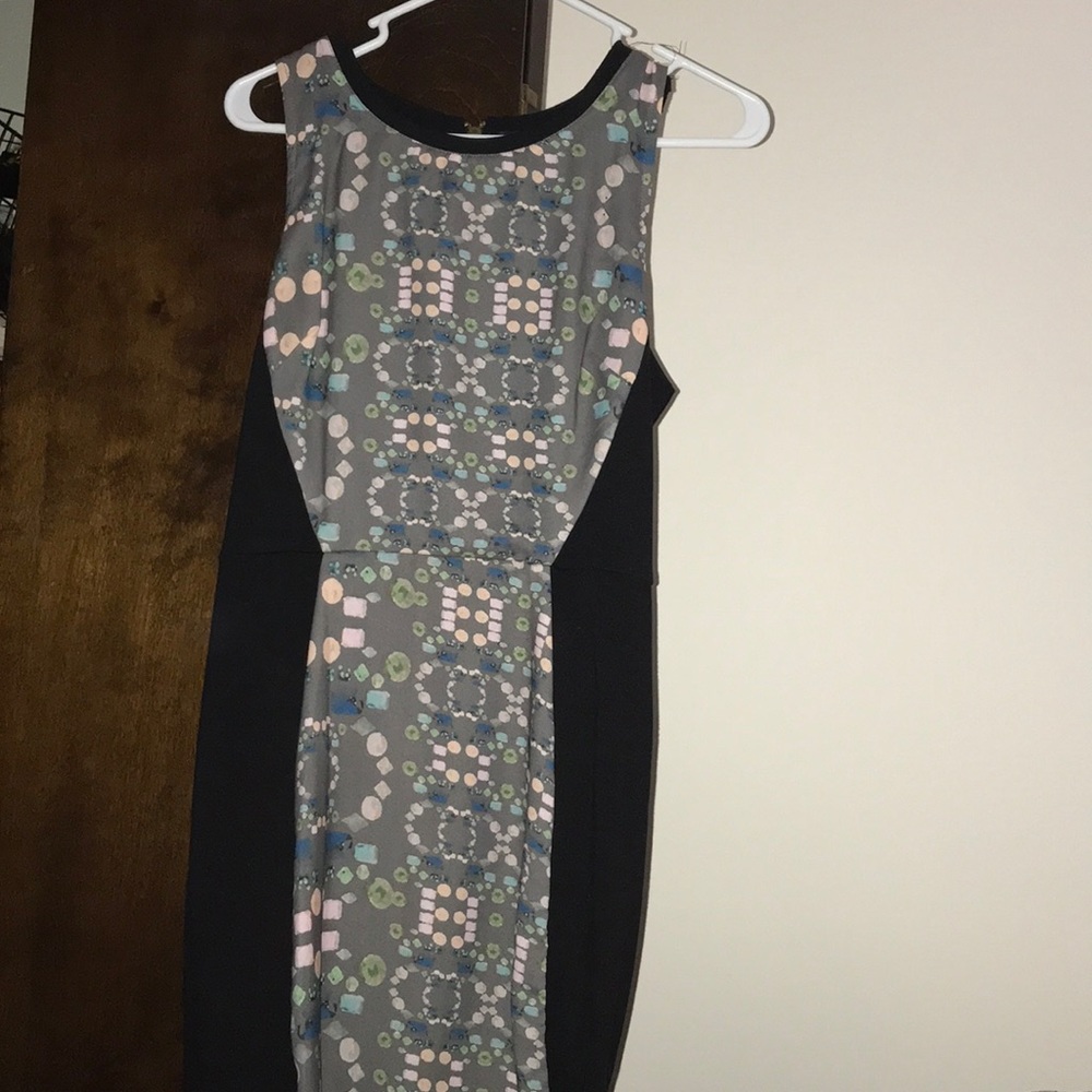 Patterned cut out dress